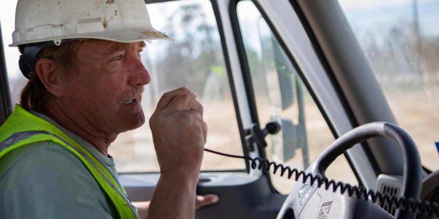 construction mobile two way radios